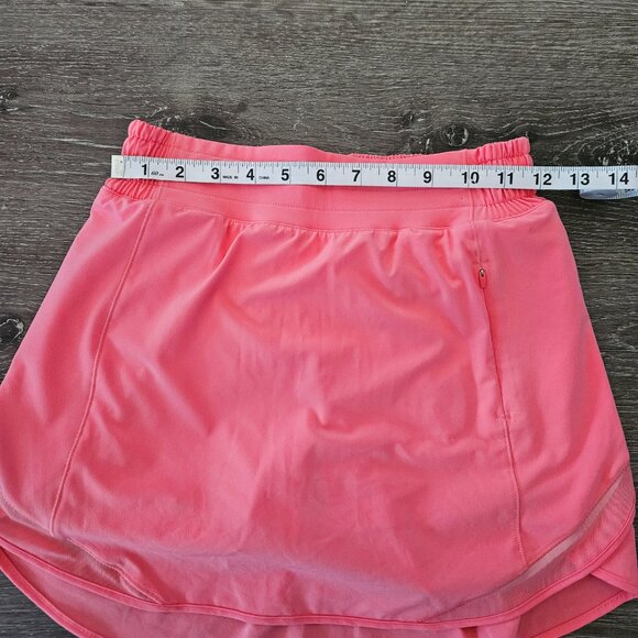 Lululemon Hotty Hot High-Rise Skirt Long Raspberry Cream Size 4 - Picture 2 of 4